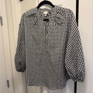 A New Day Gingham Blouse